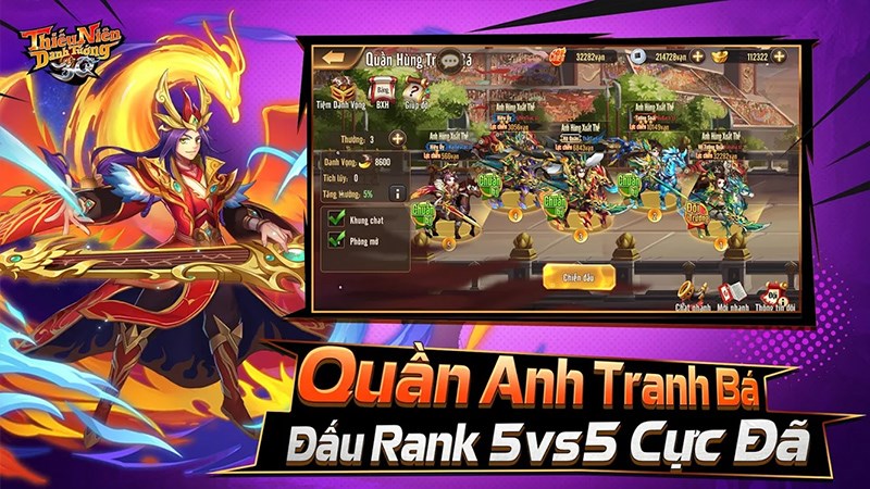 Tướng trẻ nổi tiếng 3Q Top 10 game Tam Quốc chiến thuật hấp dẫn trên Android, iOS