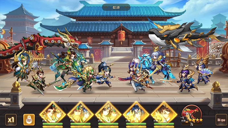 Trận chiến trong game Top 10 game Tam Quốc chiến thuật hấp dẫn trên Android, iOS