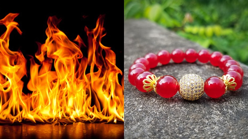 Đá phong thủy yếu tố lửa. Nguồn Internet Đá phong thủy là gì? Cách chọn đá phong thủy