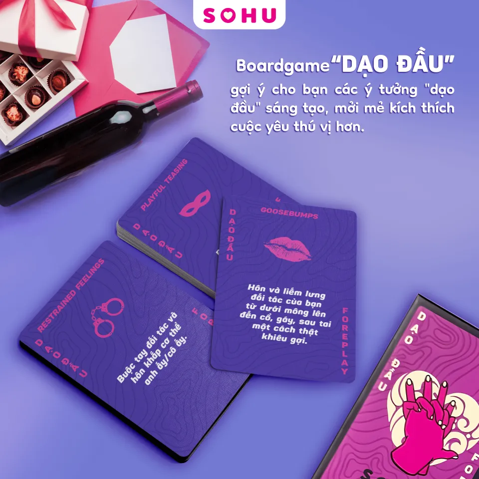 SOHU Màn dạo đầu Trò chơi bài uống nước dành cho các cặp đôi hẹn hò 54 Lá bài a | lazada.vn