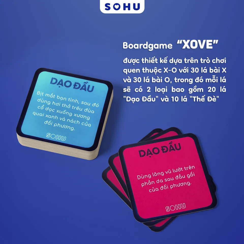 Trò chơi bài tình yêu XOVE, Trò chơi hội đồng cặp đôi Sohu, Trò chơi hẹn hò cặp đôi | lazada.vn