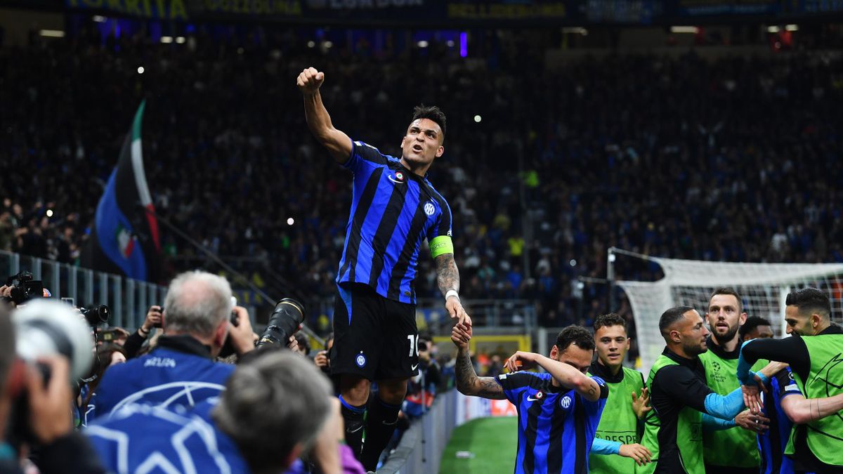 Inter 1-0 AC Milan (tổng tỷ số 3-0) - Lautaro Martinez ghi thêm bàn thắng giúp Inter lọt vào chung kết Champions League - Eurosport