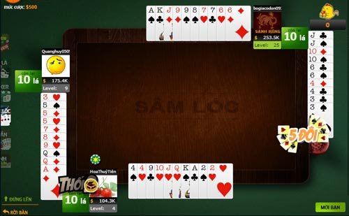 Sâm Lốc là gì - Đánh bài Sâm Lốc - Game đánh Sâm - Sảnh Rồng