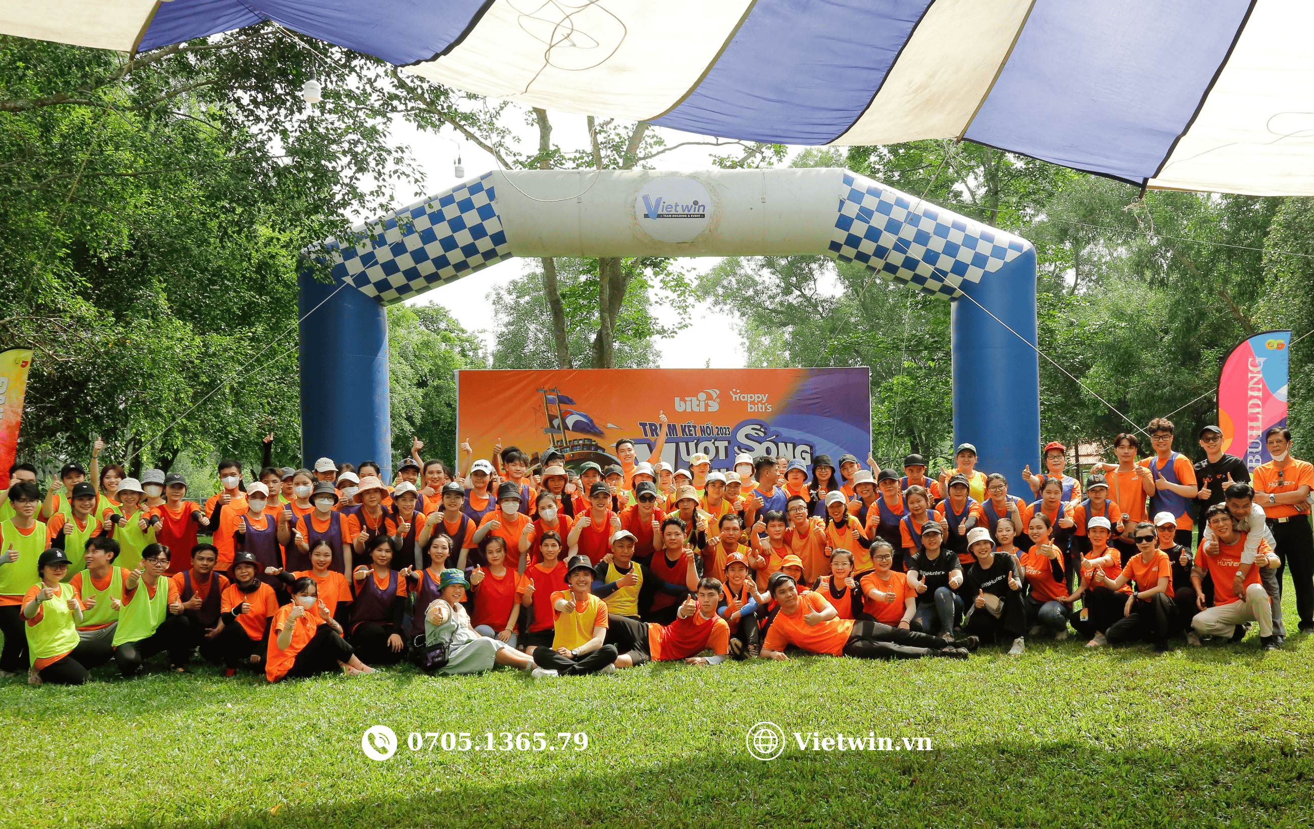 Teambuilding Vuot song vuon xa Bitis 1