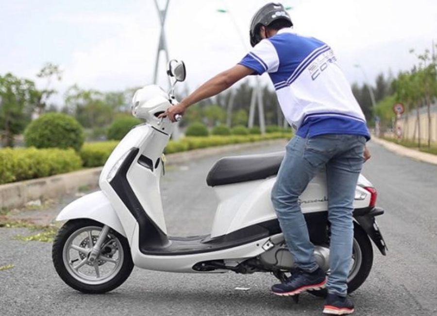 Xe đạp không nổ máy nhưng tôi đã cho nó nổ máy