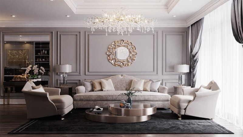 Lợi ích của việc treo gương trong phòng khách Lợi ích khi treo gương ở phòng khách