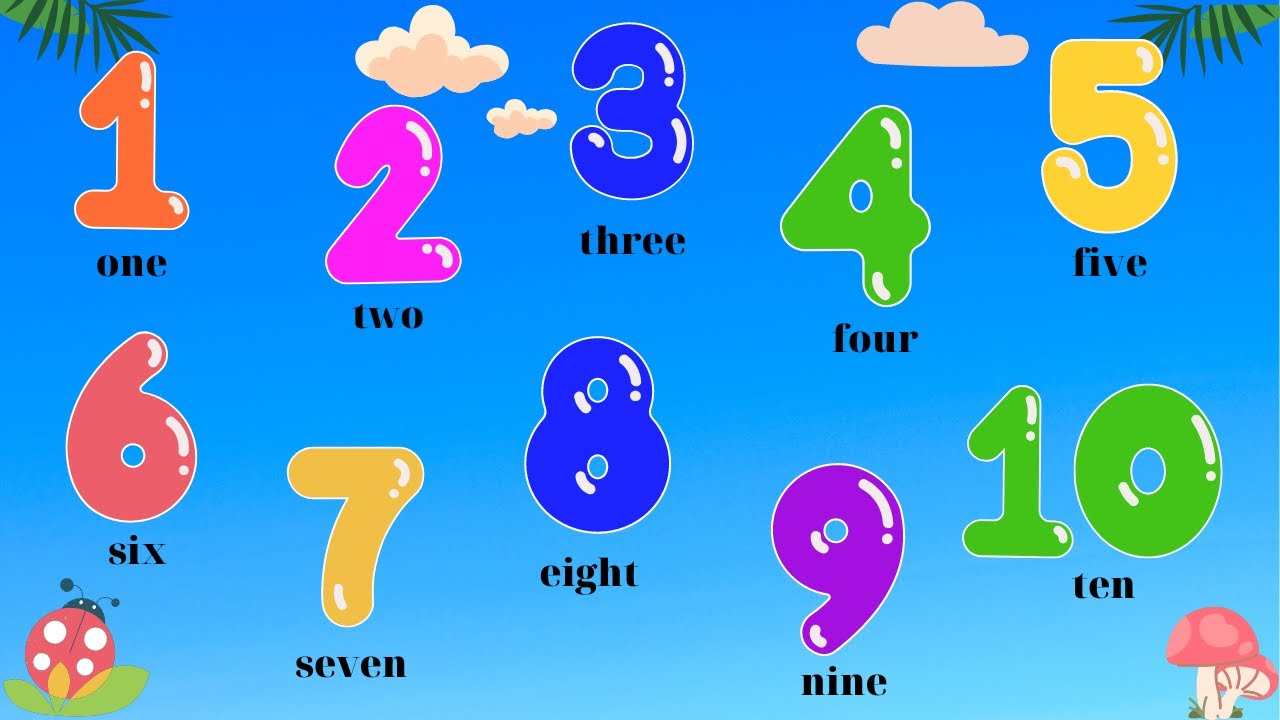 Bé học đếm số tiếng Anh từ 1 - 10 (Numbers) || Học tiếng Anh cơ bản || Oh  Vui Kids - YouTube