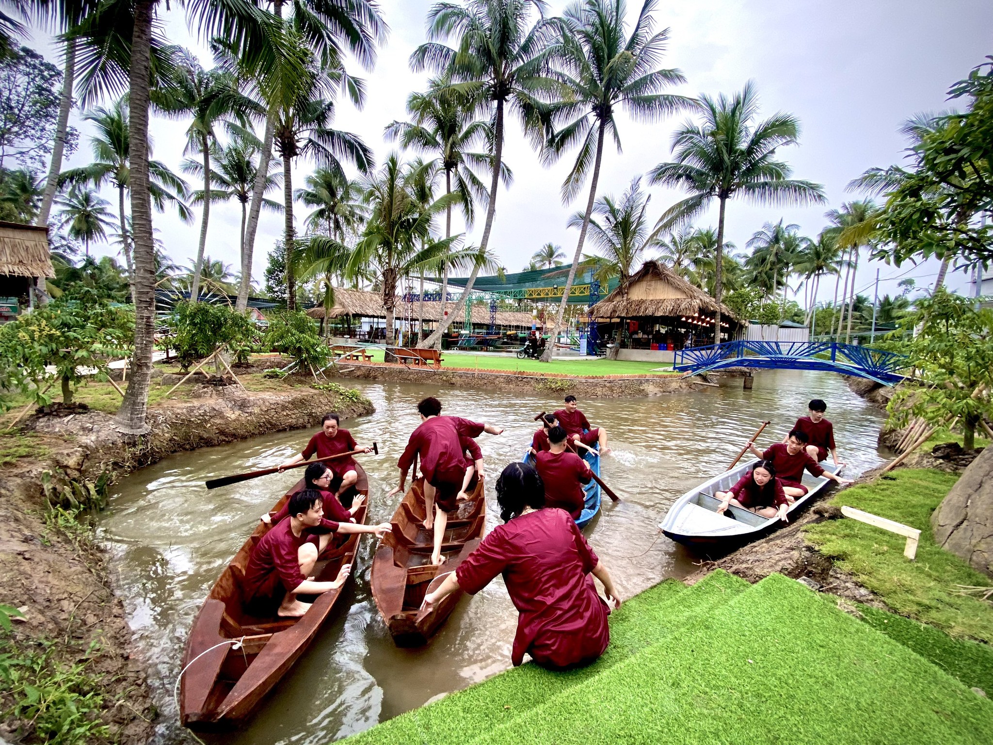 Phat Dat Dân khách sinh thái (Ben Tre) - Một điểm đến cực kỳ thú vị cho đồng đội - Phuoc và Thanh Tourism Du lịch IV VINH Long