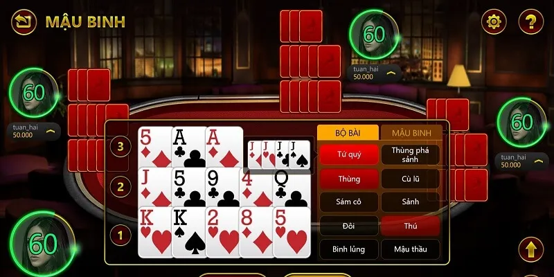 Hướng dẫn cách tính điểm trong Mậu Binh