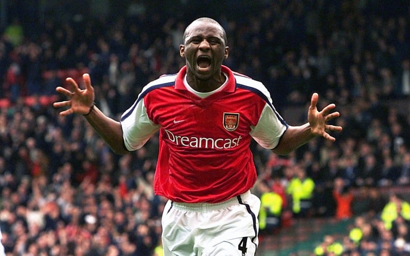Patrick Vieira trái tim của hàng tiền vệ Arsenal