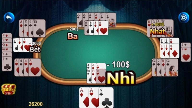 Cách tính ù đền trong phỏm