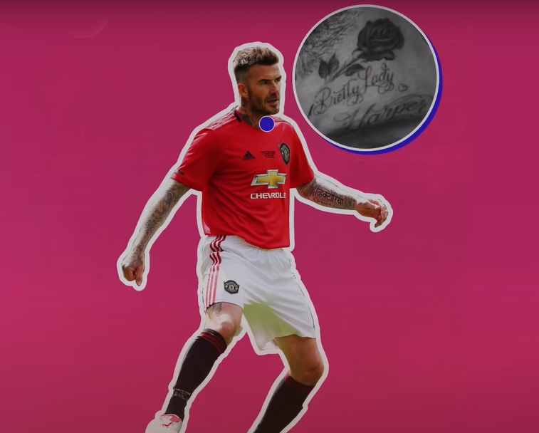 Hình xăm trên cổ thể hiện tình yêu với cô con gái Harper